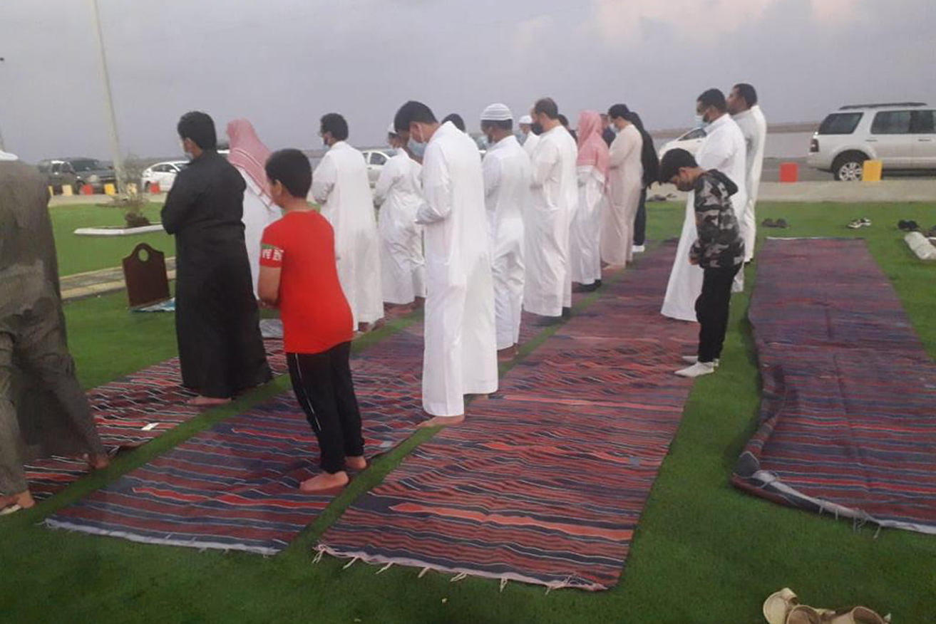 المصلى المتنقل بكورنيش المظيلف